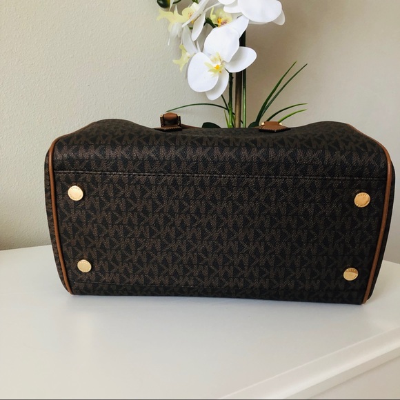 Michael kors Bedford Large duffle Satchel Bag NWT - Picture 4 of 7